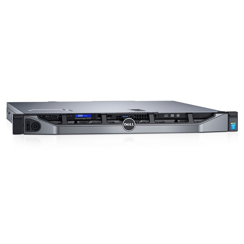 Dell PowerEdge R230 Xeon E3-1220 v5 8GB 500GB SATA Rack Server - Gear ...