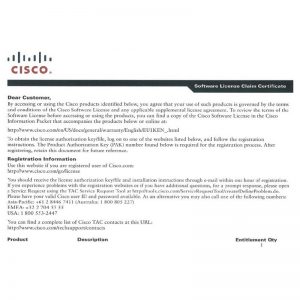 cisco 1100 router license 18 Gear Net Technologies LLC