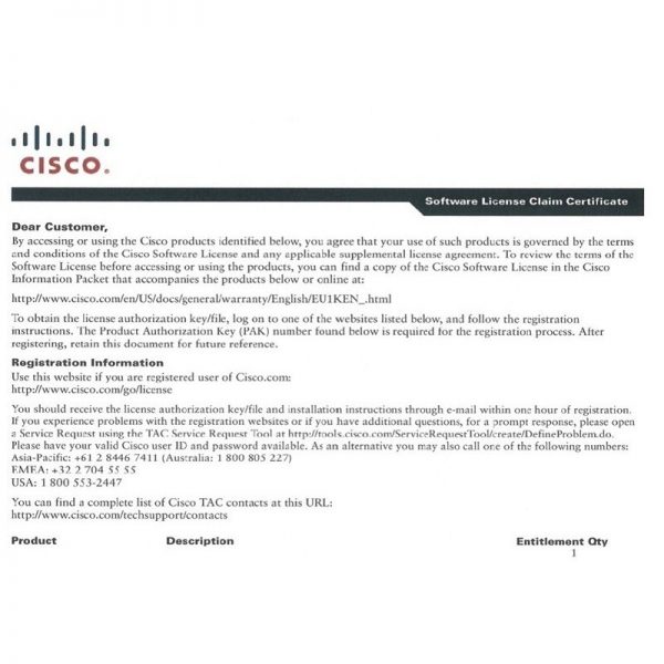 cisco license 2 802 Gear Net Technologies LLC