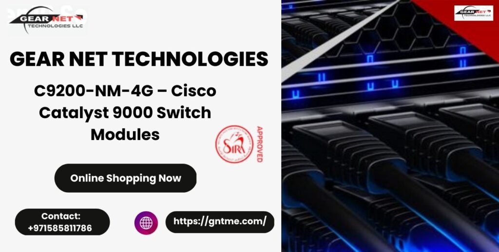 C9200-NM-4G – Cisco Catalyst 9000 Switch Modules