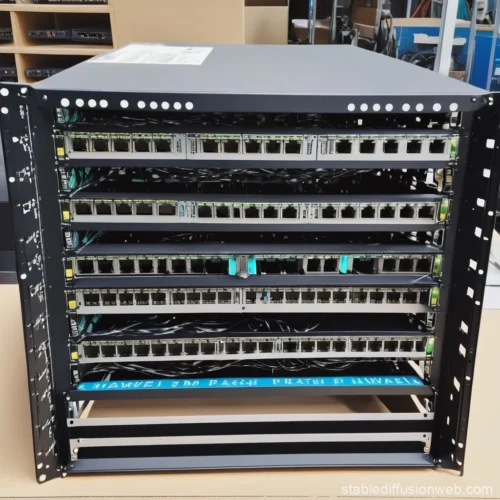 Huawei telecom rack cabinet used in carrier grade network infrastructure and data center systems
