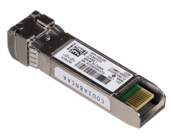 SFP-10G-SR 10GBASE-SR SFP+ module left angle