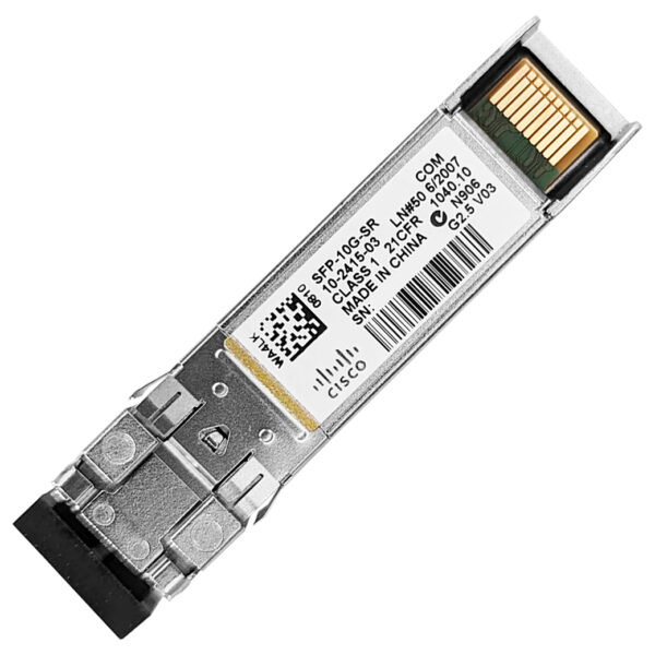 SFP-10G-SR 10GBASE-SR SFP+ module angle