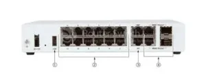 Fortinet FortiGate 80E Firewall back