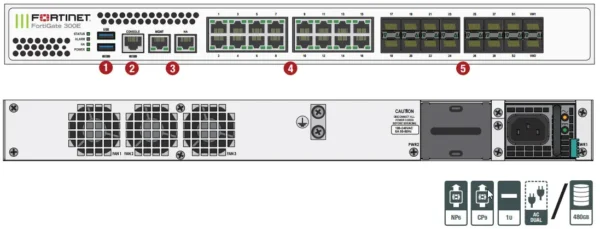 Fortinet FortiGate 301E Firewall full