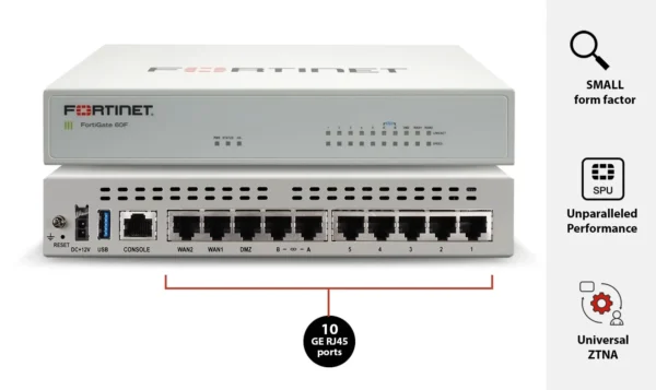 Fortinet FortiGate 60F Firewall full